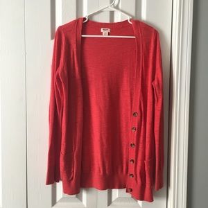 Red Orange Cardigan